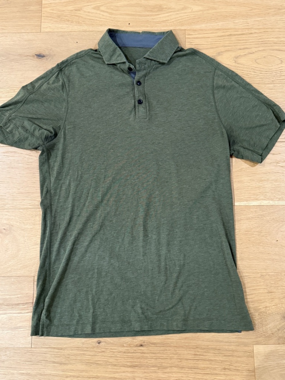 lululemon athletica Olive Green Short-Sleeve Polo